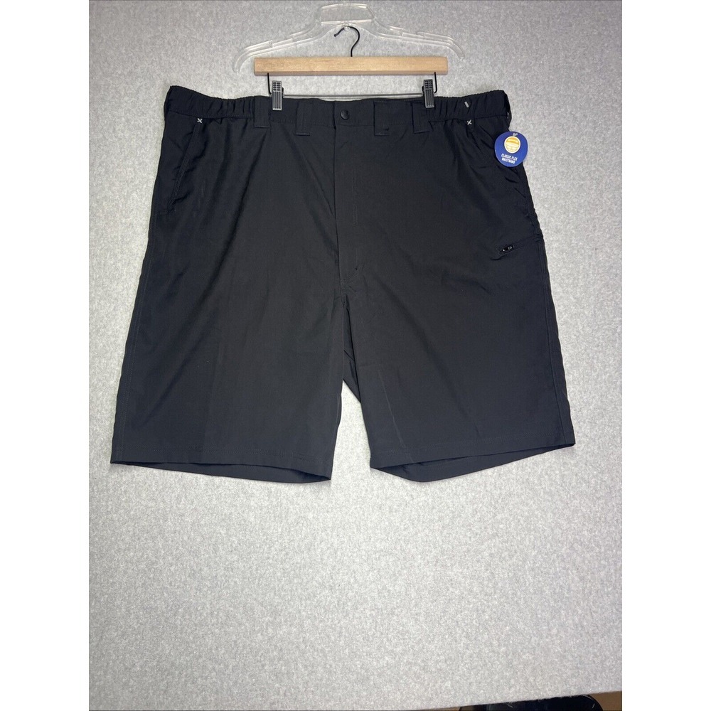 NWT Wrangler Classic Flex Waistband Black Shorts Men's Size 48 - Picture 1 of 12